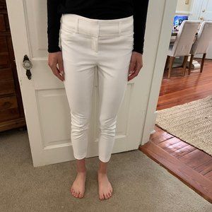 Size 4 White Ankle Pants